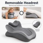 Multifunctional Memory Foam Prone Reading Pillow Relieve Neck Arm Fatigue Removable Headrest Anti-Slip Ideal for Bed Reading Wat