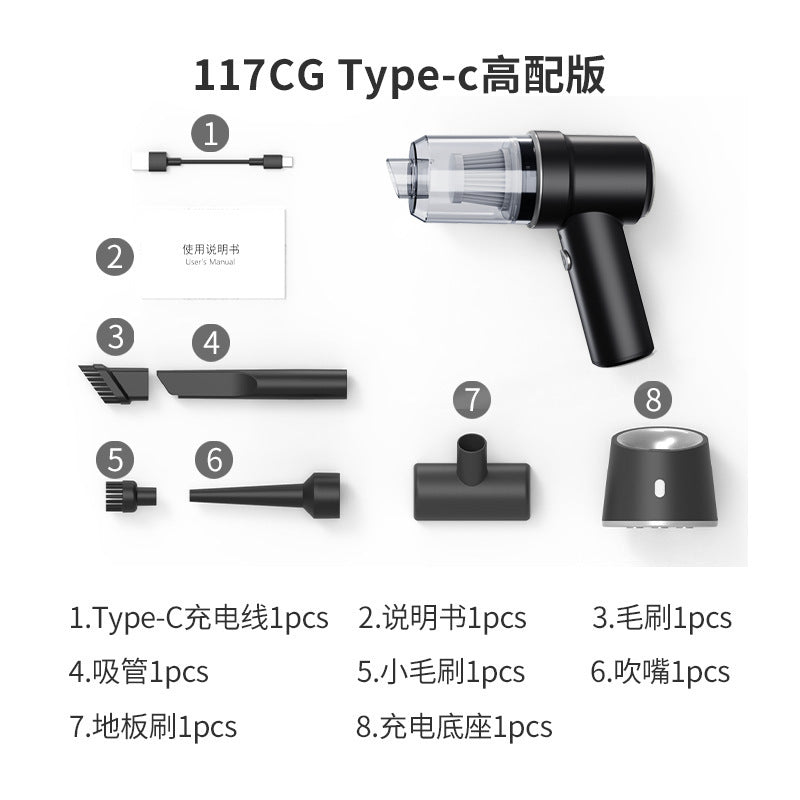 Powerful 2-in-1 Cordless Vacuum & Air Duster — effortlessly clean your car, home, keyboard, and every hard-to-reach corner.