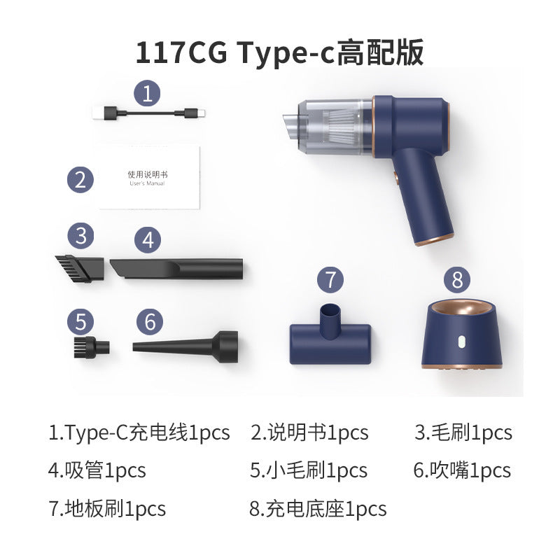 Powerful 2-in-1 Cordless Vacuum & Air Duster — effortlessly clean your car, home, keyboard, and every hard-to-reach corner.