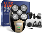 2026 New Upgrade Electric Head & Body Hair Shaver - Mens Cordless Rechargeable Wet/Dry Skull Bald Head Back