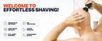 2026 New Upgrade Electric Head & Body Hair Shaver - Mens Cordless Rechargeable Wet/Dry Skull Bald Head Back