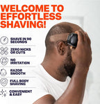 2026 New Upgrade Electric Head & Body Hair Shaver - Mens Cordless Rechargeable Wet/Dry Skull Bald Head Back
