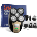 2026 New Upgrade Electric Head & Body Hair Shaver - Mens Cordless Rechargeable Wet/Dry Skull Bald Head Back