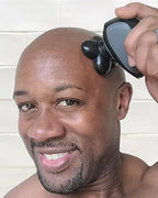 2026 New Upgrade Electric Head & Body Hair Shaver - Mens Cordless Rechargeable Wet/Dry Skull Bald Head Back